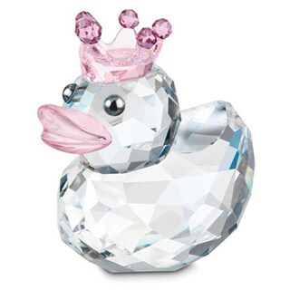 Happy Duck Princess Crystal Figurine