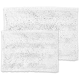 Sweet Home Collection 2 Piece Chenille Bathroom Rug Set (Assorted Colors)