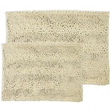 Sweet Home Collection 2 Piece Chenille Bathroom Rug Set (Assorted Colors)