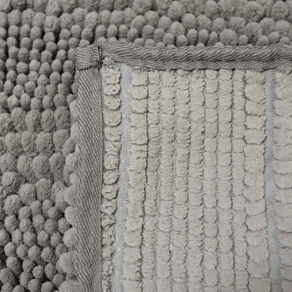 Sweet Home Collection 2 Piece Chenille Bathroom Rug Set (Assorted Colors)