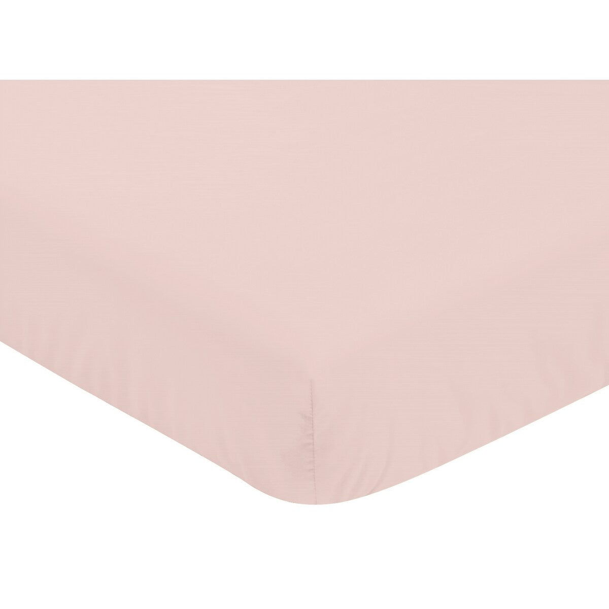 Sweet Jojo Designs Blush Pink Girl Fitted Crib Sheet Shabby Chic Farmhouse Designer Modern Elegant Cotton Boho Bohemian Fringe