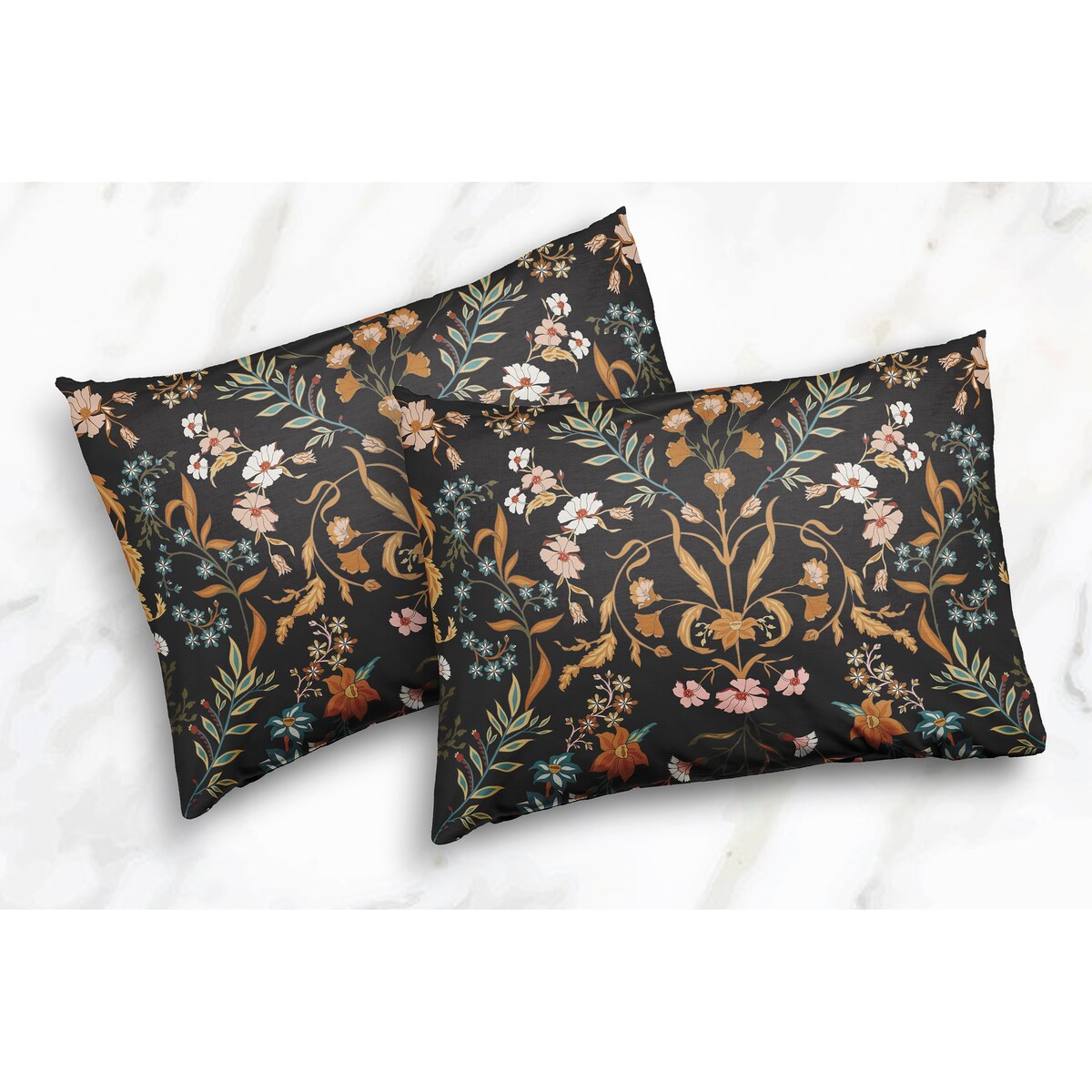 Sweet Jojo Designs Boho Wildflower Vintage Floral Girl Queen Duvet Cover Bedding Set Botanical Garden Flower Bohemian Farmhouse