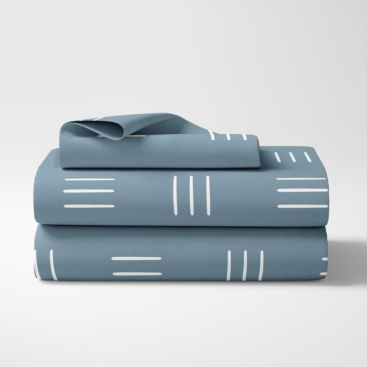 Sweet Jojo Designs Dark Blue Boho Mudcloth Boy Girl Gender Neutral 3p Twin Sheet Set Bohemian Woodland Tribal Southwest Hatch