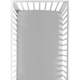 Sweet Jojo Designs Grey Fitted Crib Sheet