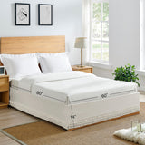 Sweet Jojo Designs Ivory Bohemian Boho Chic Queen Bed Skirt Farmhouse Minimalist Knotted Macrame Tuft Trim Tassel Fringe Cotton