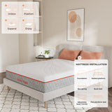 Sweetnight 10-inch Medium Firm Gel Memory Foam Mattress