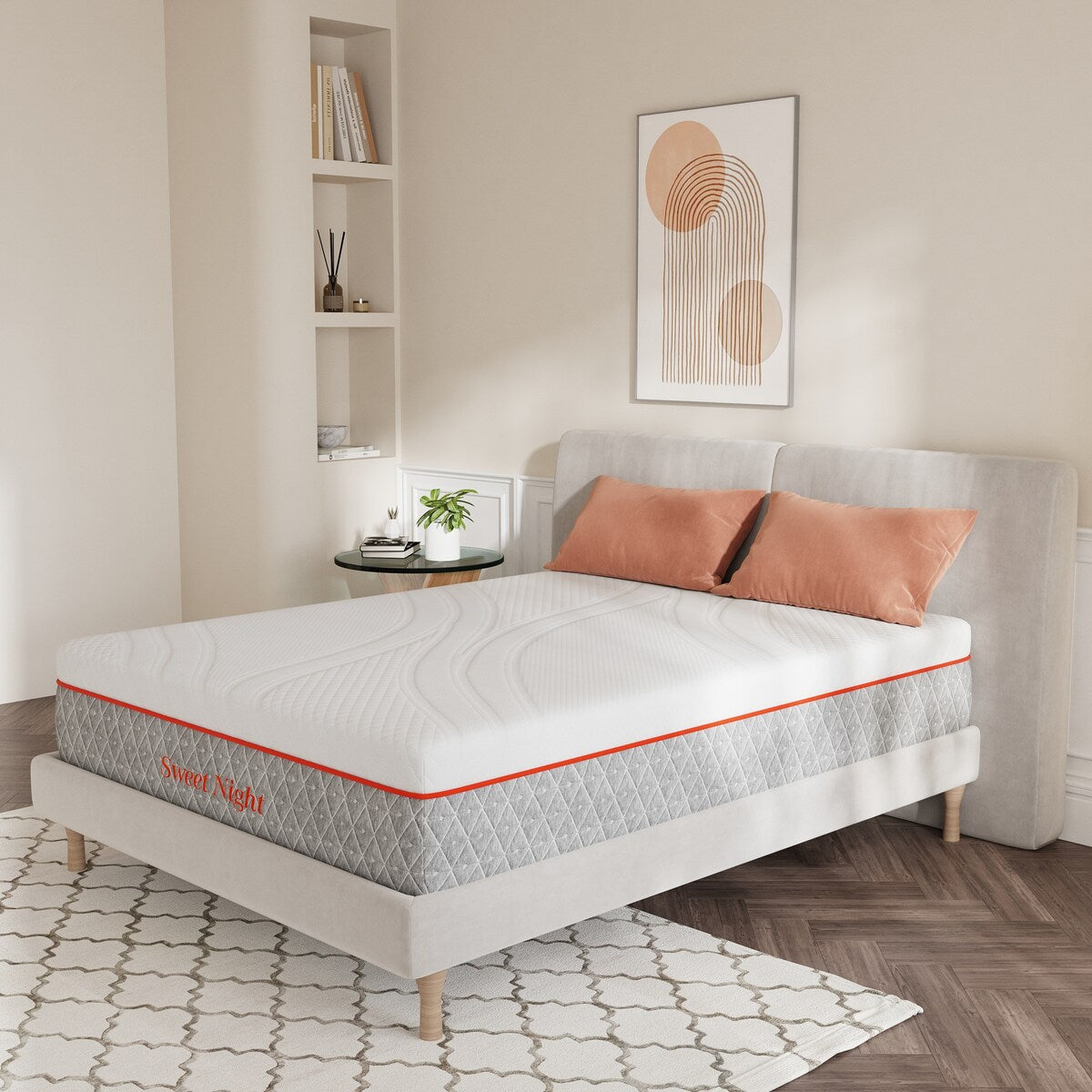Sweetnight 10-inch Medium Firm Gel Memory Foam Mattress