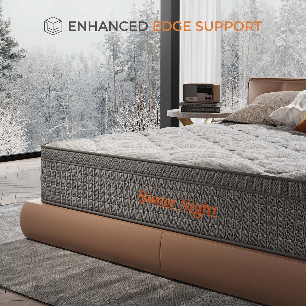 Sweetnight 14'' Gel Memory Foam Hybrid Mattress
