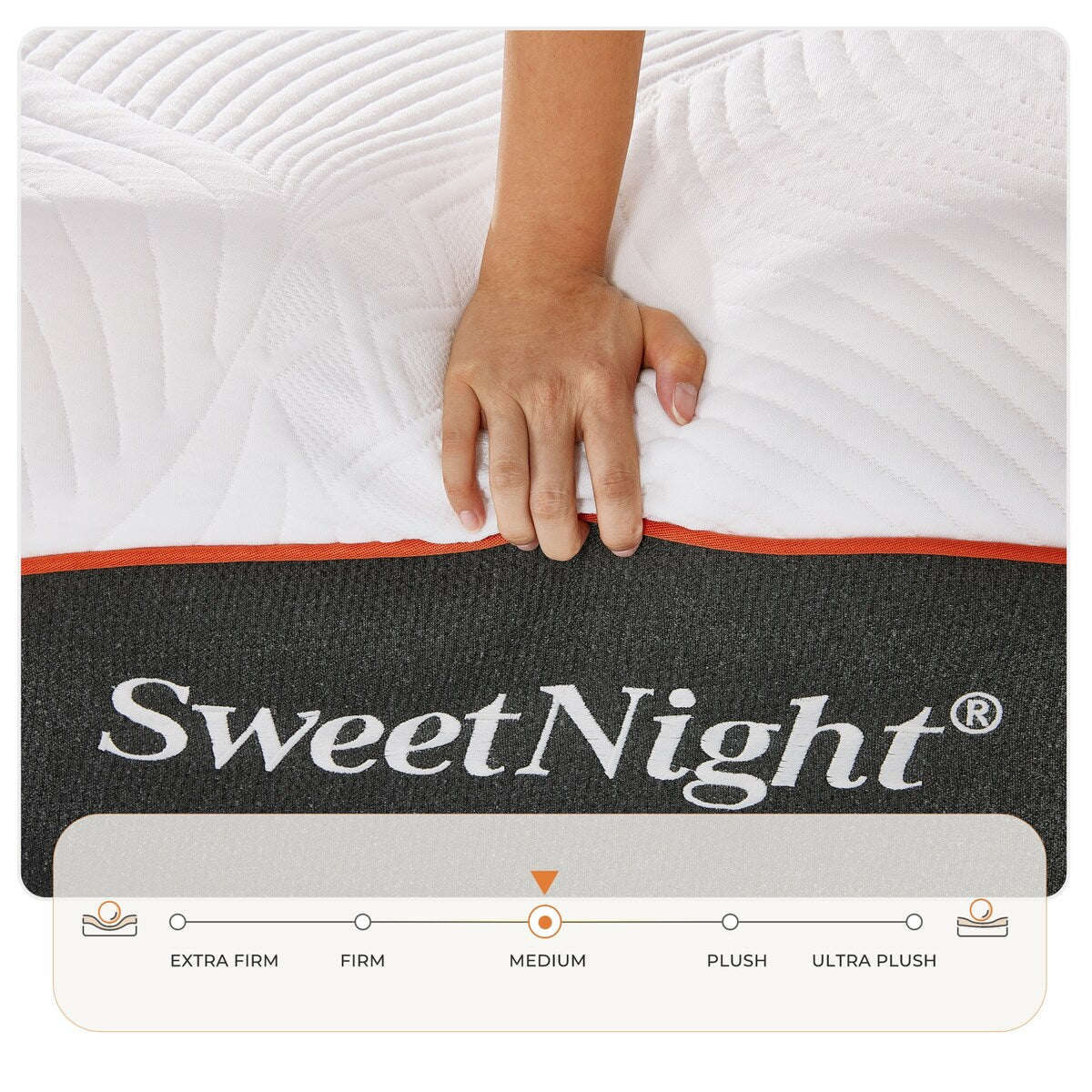Sweetnight 14'' Medium Gel Memory Foam Mattress