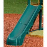 Swing-N-Slide 2-Piece Summit Slide - Green, Mounts to 4' Platforms - 84" L x 21" W x7.5" H