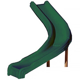 Swing-N-Slide Side Winder Slide - Green - Mounts to 48" to 60" Platforms - 78" L x 63" W x 7.25" H