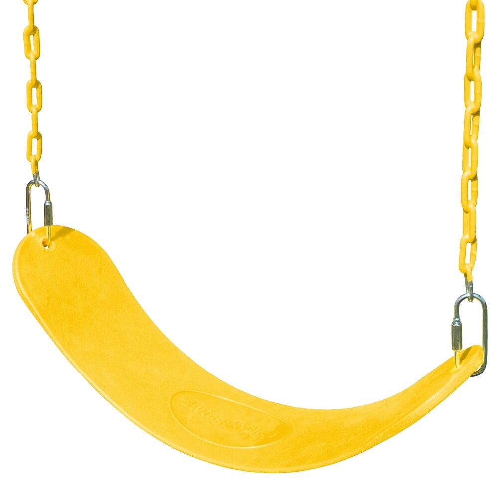 Swing-N-Slide Swing Seats with Chains -Yellow (2-Pack)