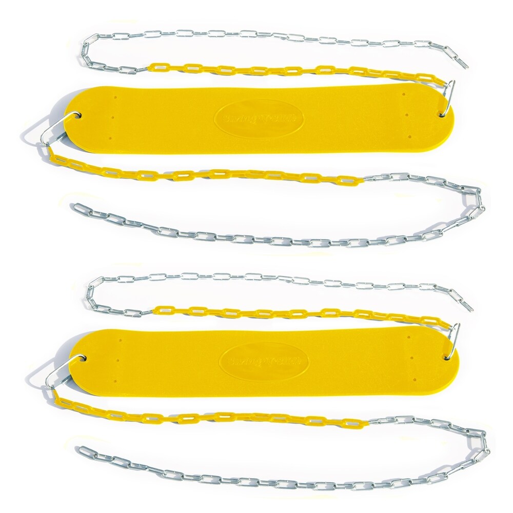 Swing-N-Slide Swing Seats with Chains -Yellow (2-Pack)