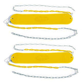 Swing-N-Slide Swing Seats with Chains -Yellow (2-Pack)
