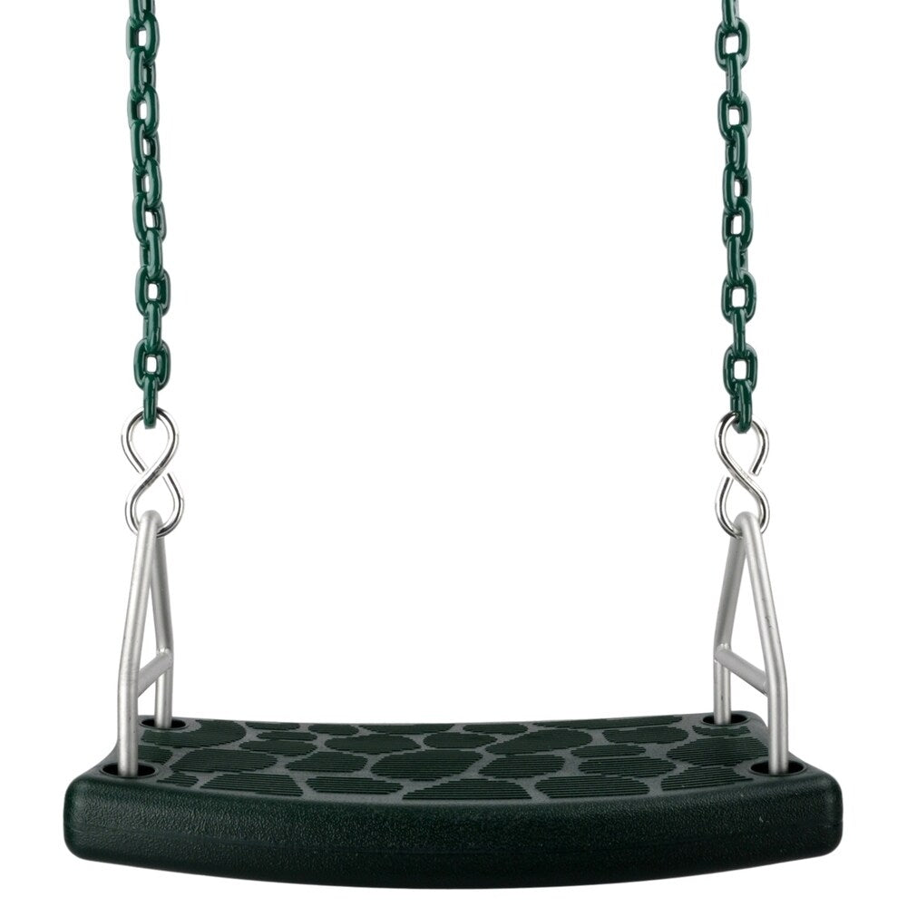 Swing Set Stuff Inc. Flat Swing Seat with 8.5 Ft. Coated Chain