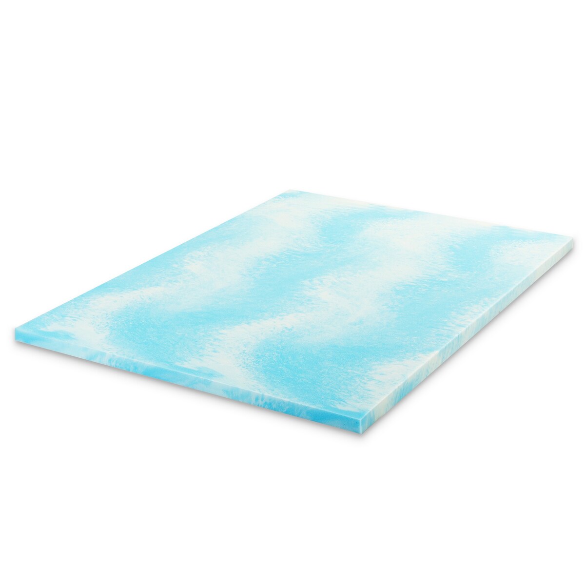 Swirl Gel AeroBreeze Cooling Air Flow Memory Foam Mattress Topper, Multiple Sizes