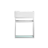 Swiss Madison Pierre 19.5" Single, Metal Frame, Open Shelf, Bathroom Vanity