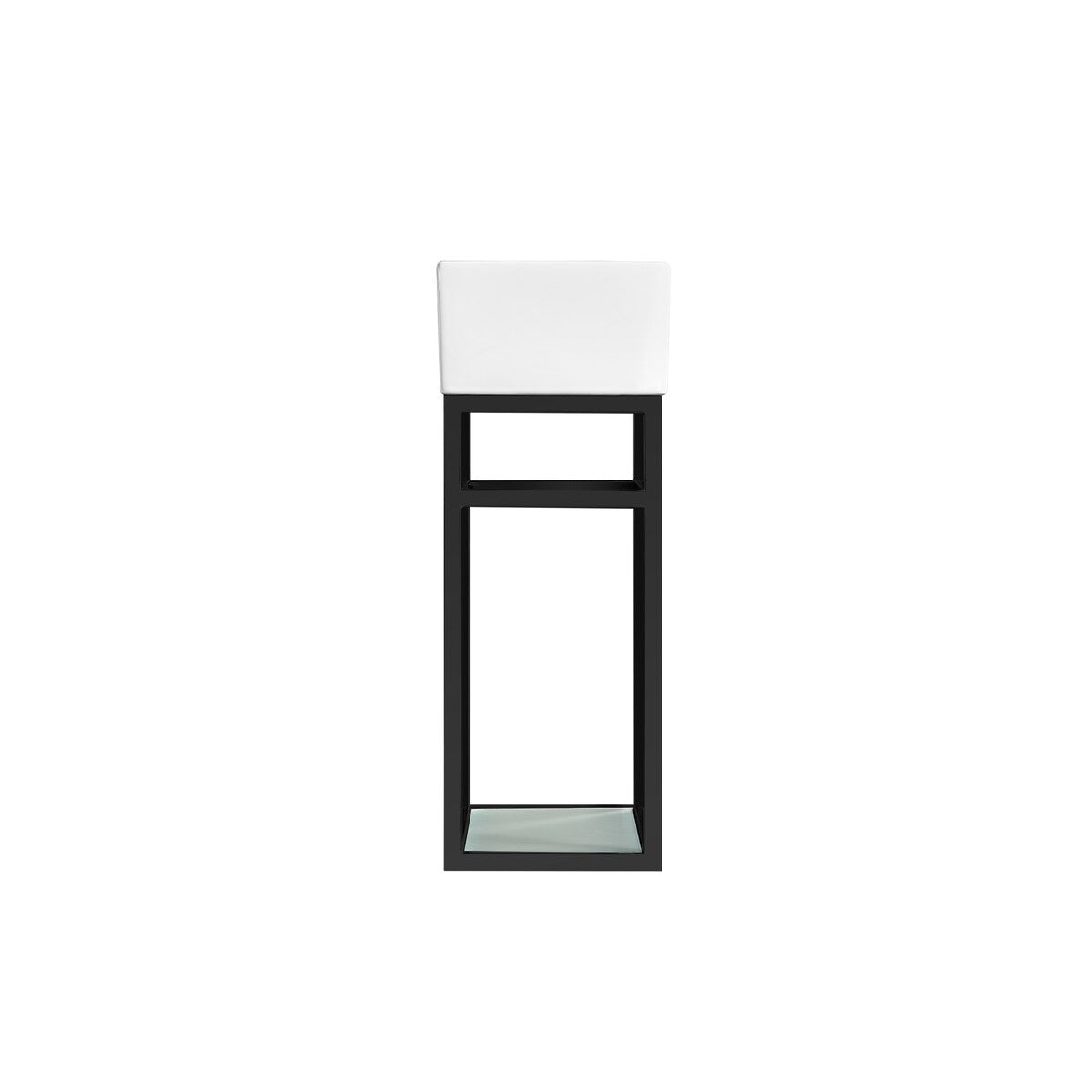 Swiss Madison Pierre 19.5" Single, Metal Frame, Open Shelf, Bathroom Vanity