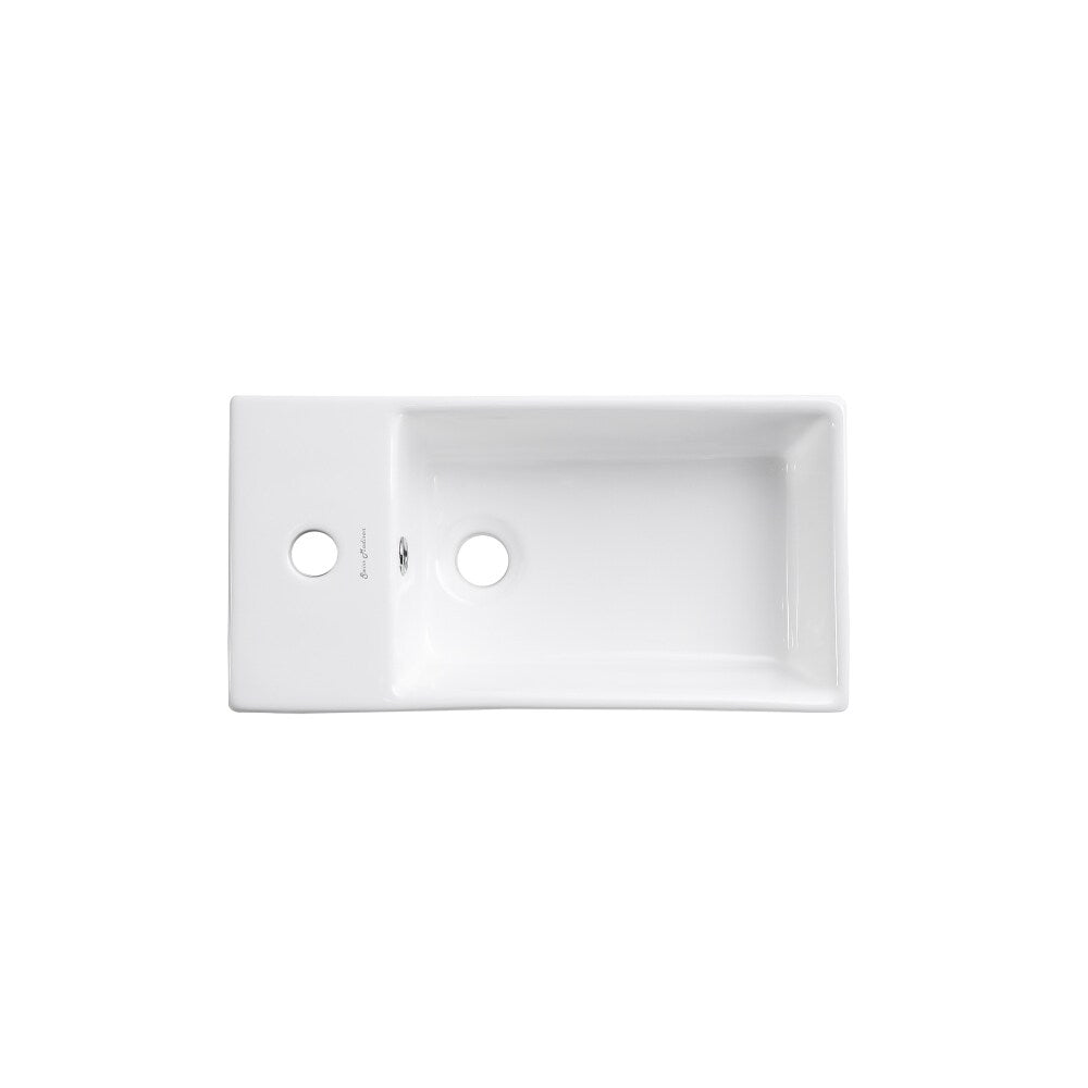 Swiss Madison Pierre 19.5" Single, Metal Frame, Open Shelf, Bathroom Vanity