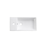 Swiss Madison Pierre 19.5" Single, Metal Frame, Open Shelf, Bathroom Vanity