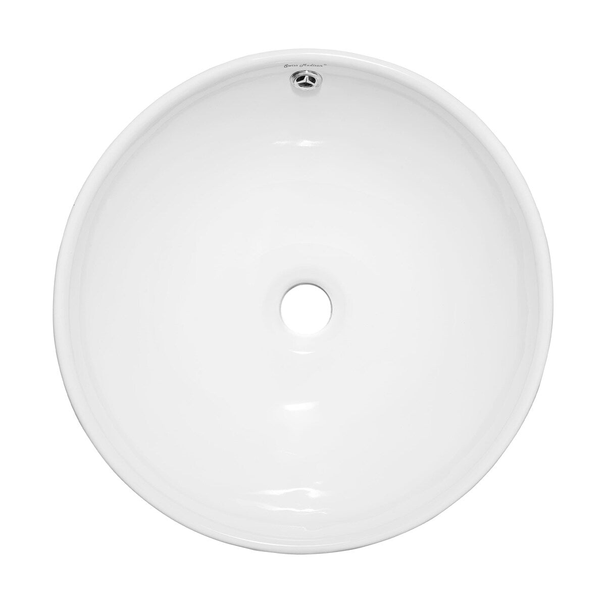 Swiss Madison Sublime® Round Ceramic Bathroom Vessel Sink Bowl