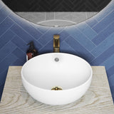 Swiss Madison Sublime® Round Ceramic Bathroom Vessel Sink Bowl