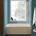 Swiss Madison Voltaire, Acrylic White, Alcove, Integral Armrest, Bathtub with Apron
