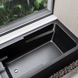 Swiss Madison Voltaire, Acrylic White, Alcove, Integral Armrest, Bathtub with Apron