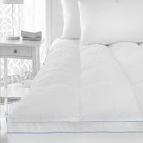 SwissLux Supreme Memory Foam and Fiber Bed Topper with Skirt
