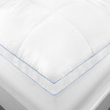 SwissLux Supreme Memory Foam and Fiber Bed Topper with Skirt