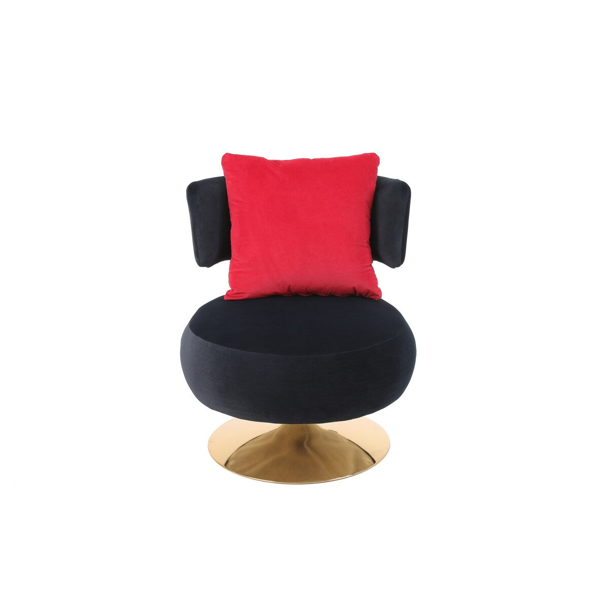 Swivel Accent Chair Armchair,Round Barrel Chair in Fabric for Living Room Bedroom