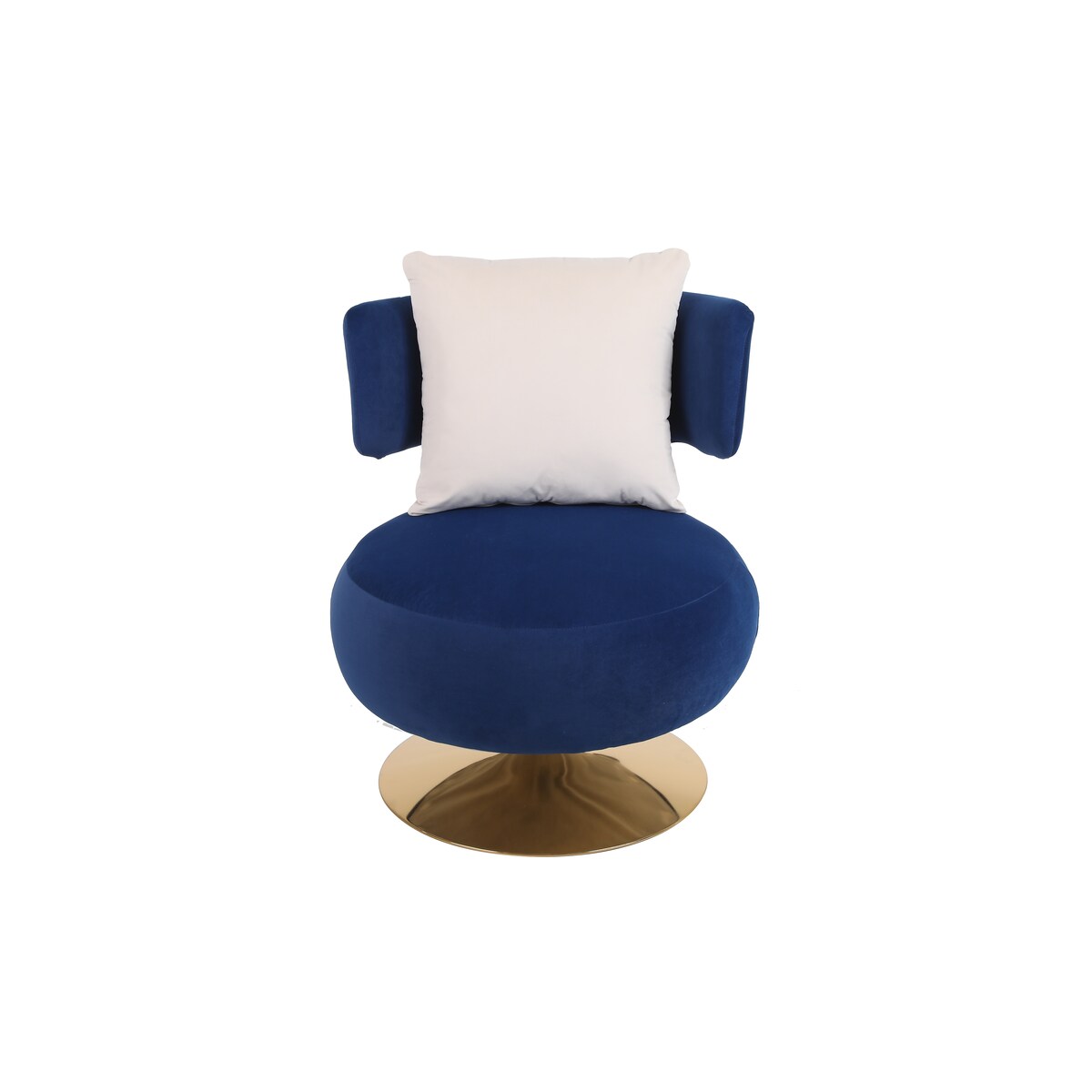 Swivel Accent Chair Armchair,Round Barrel Chair in Fabric for Living Room Bedroom