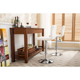 Swivel Adjustable Hydraulic Bar Stool, Set Of 2