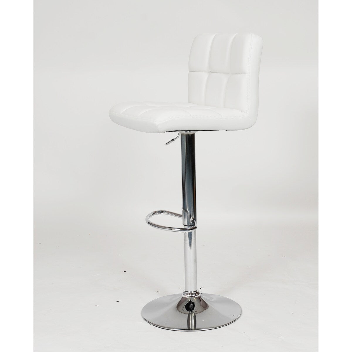 Swivel Adjustable Hydraulic Bar Stool, Set Of 2