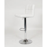 Swivel Adjustable Hydraulic Bar Stool, Set Of 2