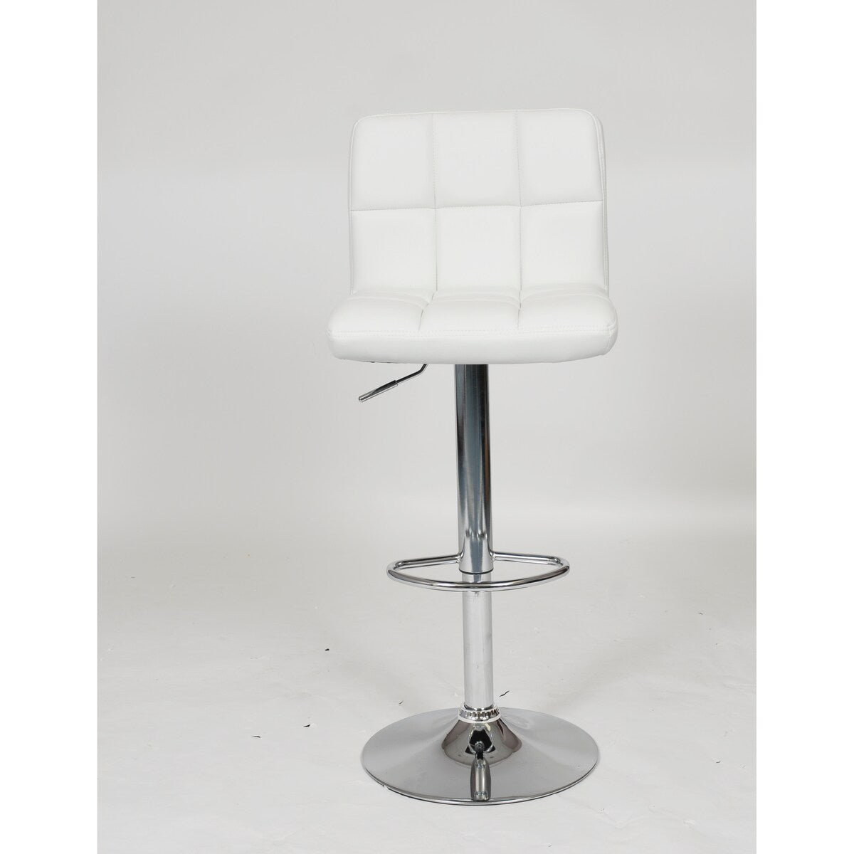 Swivel Adjustable Hydraulic Bar Stool, Set Of 2