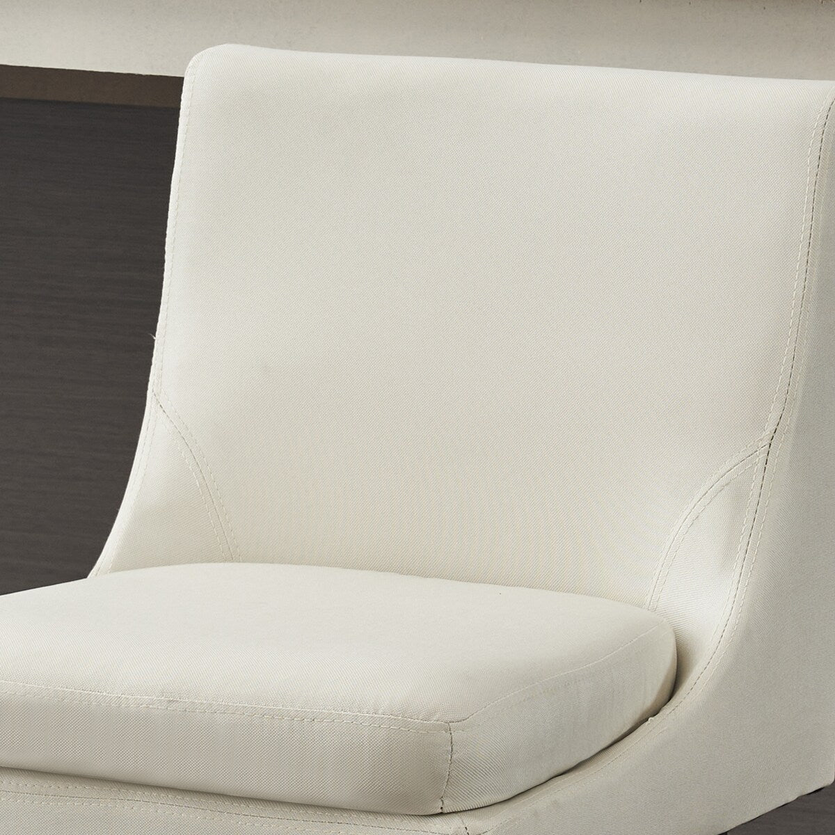 Swivel Bar Stools Linen Fabric Wood Frame (Set of 2)
