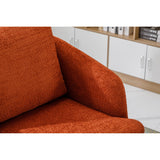 Swivel Barrel Chair, Comfy Boucle Round Accent Sofa Chair