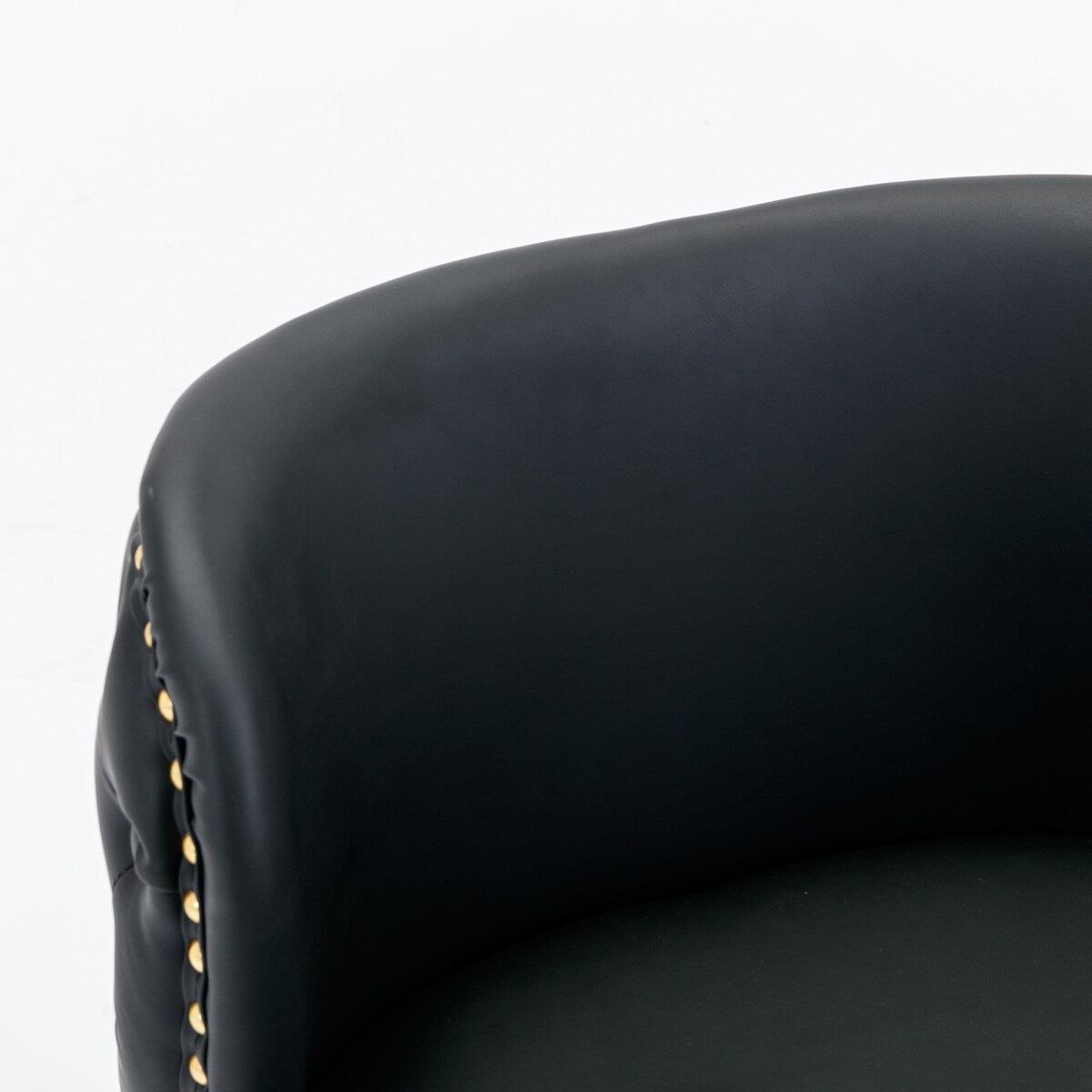 Swivel Barstools Adjusatble Seat Height,PU Upholstered Bar Stools with the whole Back,Set of 2