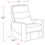 Fairview Home Swivel Glider Recliner