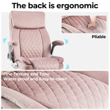 Swivel Office Room Chair Executive Desk Chair With Comfortable Cushion and Adjustment Features,Easy Rocking