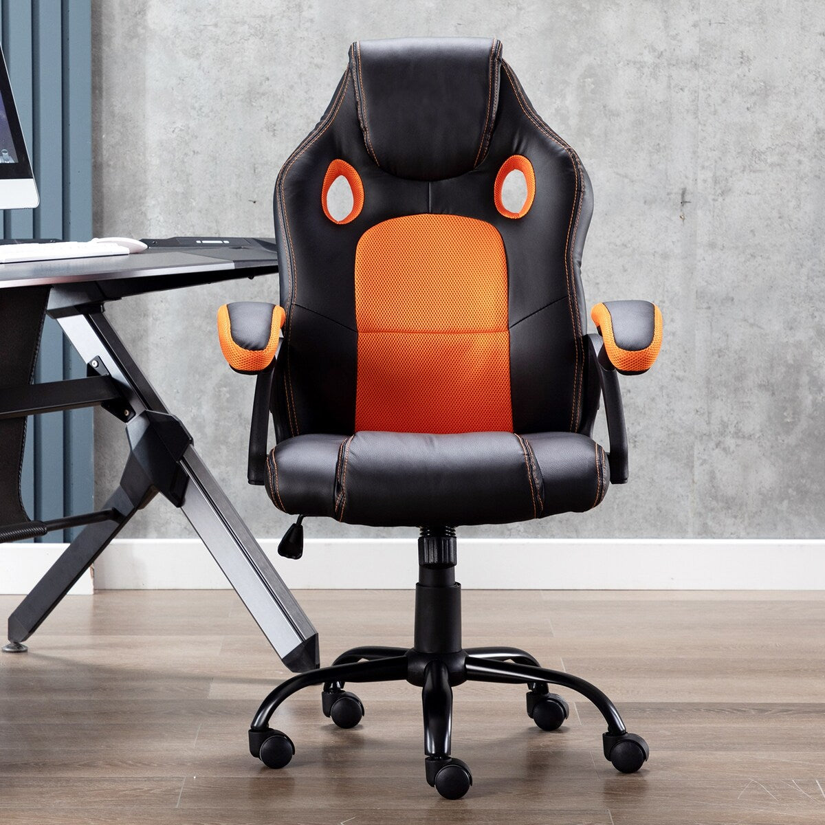 Swivel Rocker Racing Computer Game Chair
