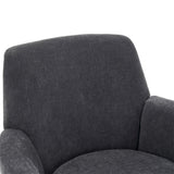 Swivel Round Accent Chairs Armchair with Stainless Steel Base