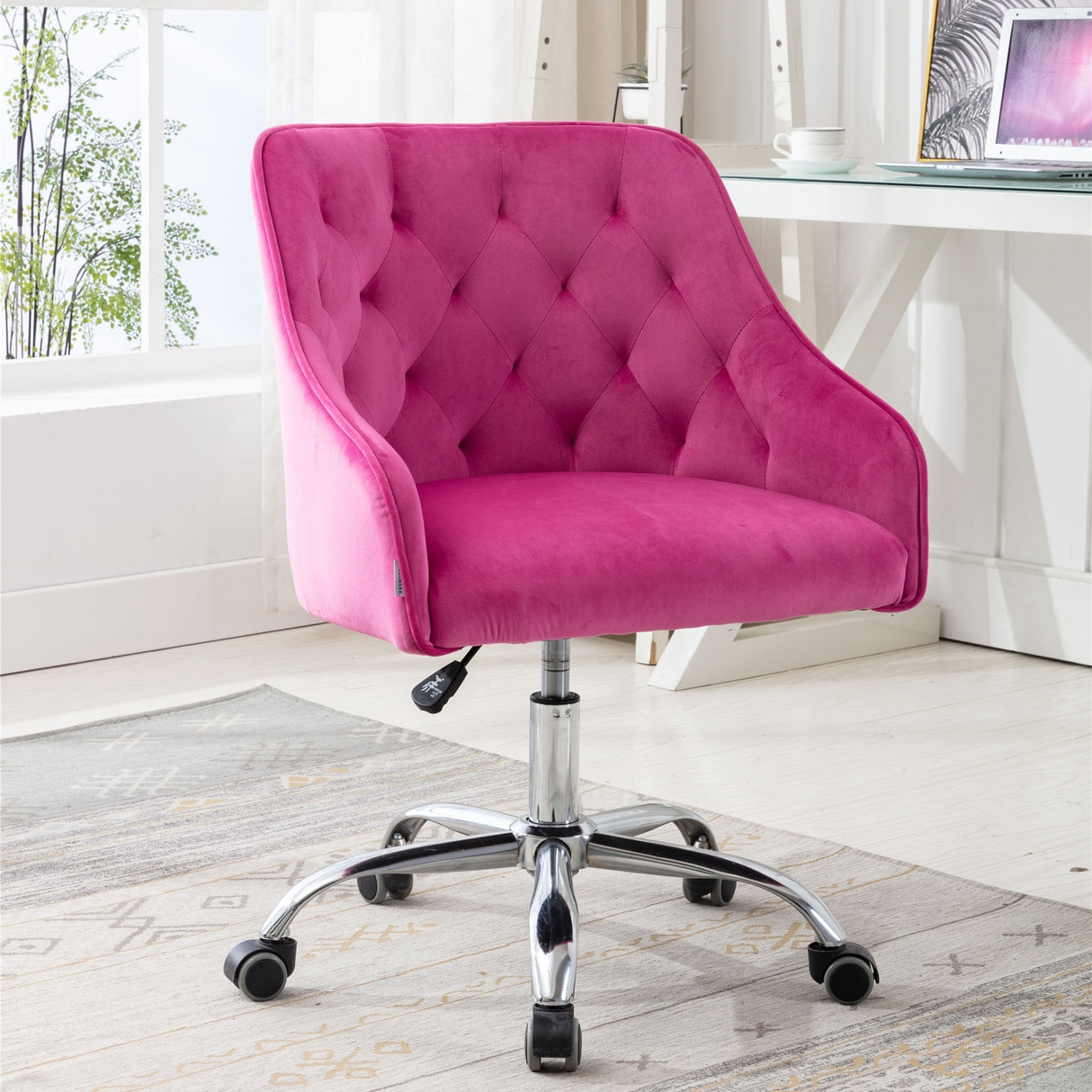 Swivel Shell Chair Modern Leisure office Chair - N/A