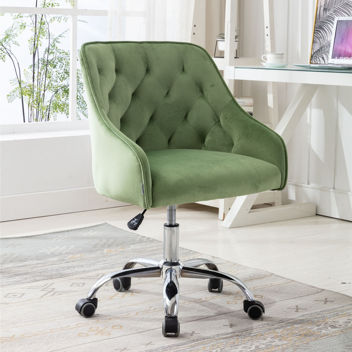 Swivel Shell Chair Modern Leisure office Chair - N/A