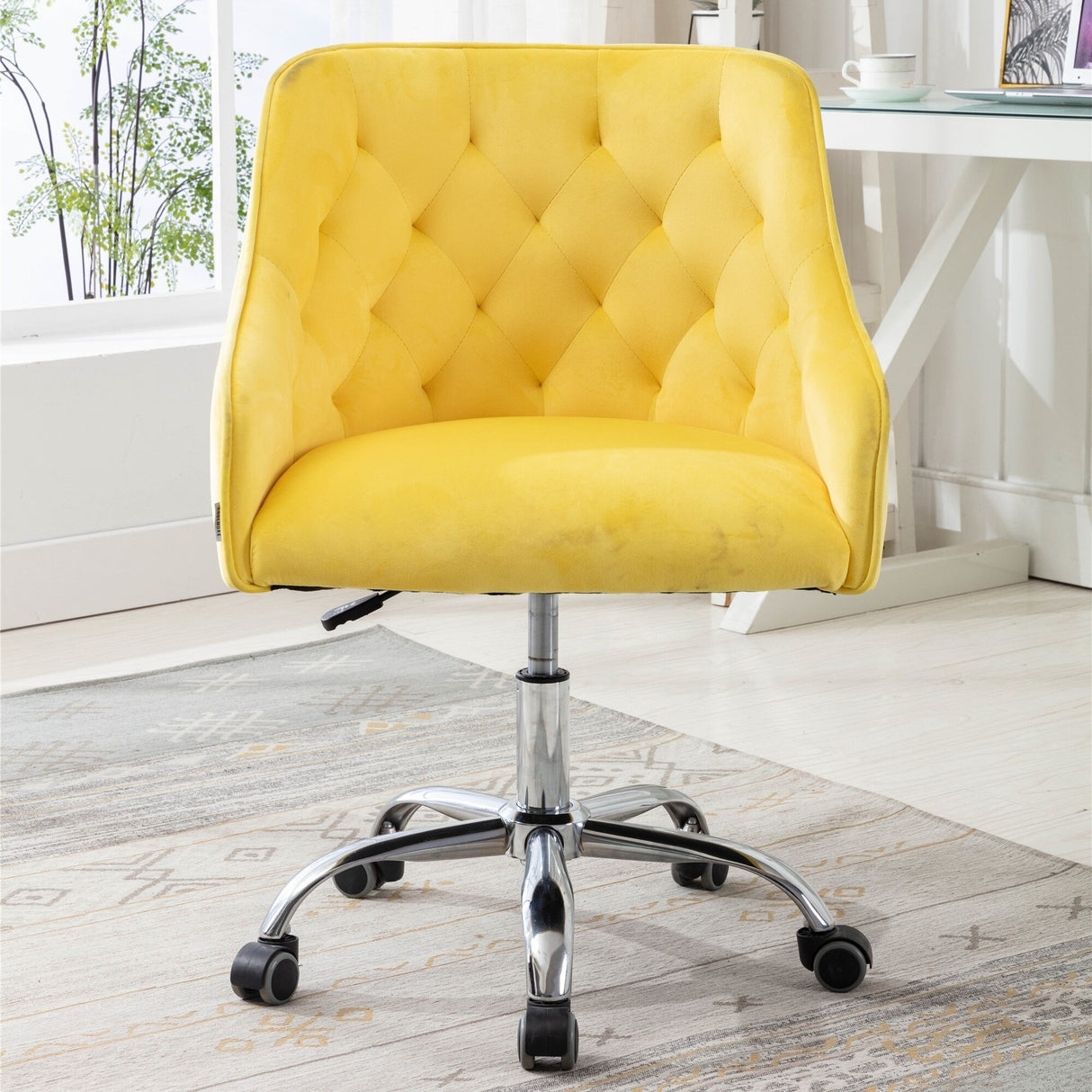 Swivel Shell Chair Modern Leisure office Chair - N/A
