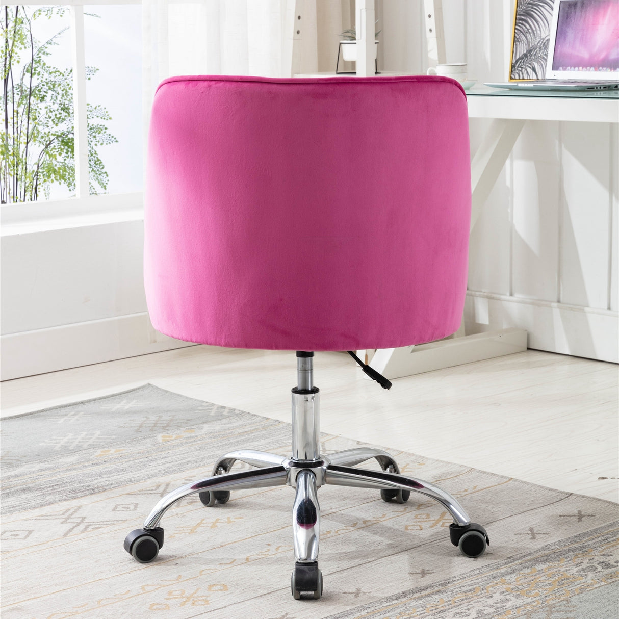 Swivel Shell Chair Modern Leisure office Chair - N/A
