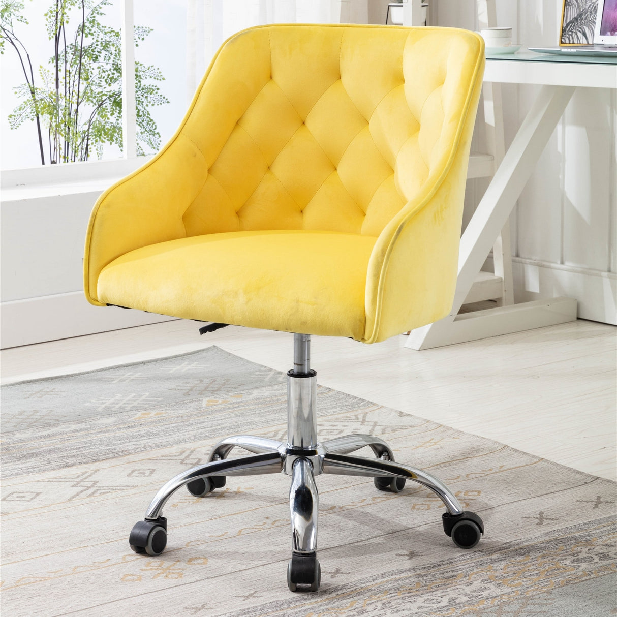 Swivel Shell Chair Modern Leisure office Chair - N/A