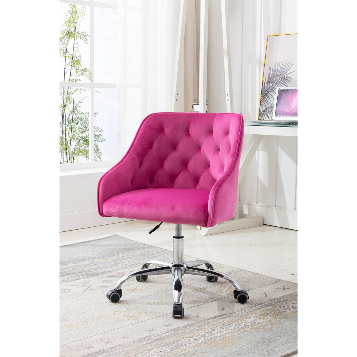 Swivel Shell Chair Modern Leisure office Chair - N/A