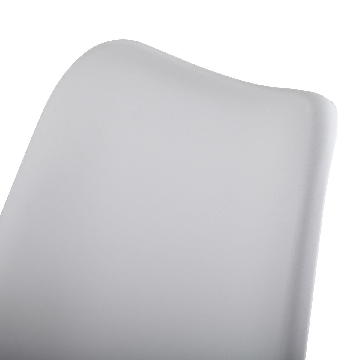 Swivel Tulip Side Chair,Dining Chair with Cushioned Seat and Curved Backrest